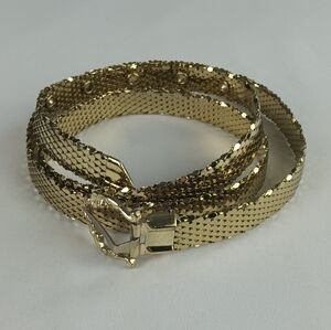Womens Vintage Gold Tone Belt.